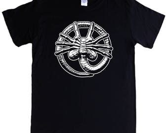 ALIEN FACEHUGGER T-shirt S - 5XL - aliens movies - Screen printed not transfer