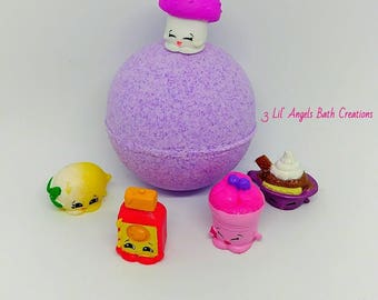 Shopkins Bath Bomb - Bath Bombs for kids - Kids Bath Bomb - Bath Bomb With Toy - Surprise Bath Bomb - Bath Bomb Surprise - Toy Bath Bomb -