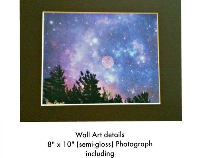 BLUE WALL DECOR by Pam Ponsart of Pam's Fab Photos featuring Celestial Night Sky; perfect for Home, Office or Cubicle
