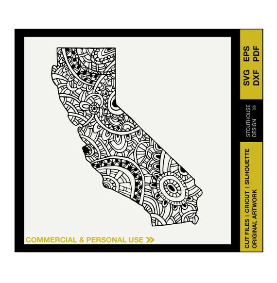 Download SVG California State Graphic Cut Files Cricut Silhouette ...