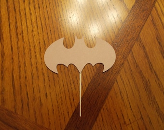 12 Batman Cupcake Toppers! Choose your color!!