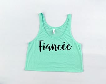 Fiancee, Fiance, Wifey, Fiancee tank, Fiancee shirt, Fiance tank, Fiance shirt, Couples shirt, Future wifey, Girlfriend to fiancee, mrs