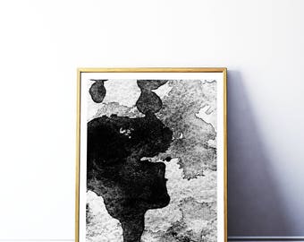 Abstract Art, Black and white art, Modern Minimalist Decor, Wall Art Prints,Black art, Art print, Wall art, Abstract poster, Abstract print