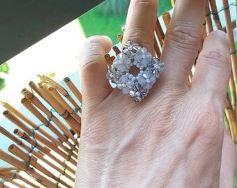 Gioielleria Pesavento Anello Argento Rosato 3 Fasce Con Polvere Di Sogni Bronzo Anelli Pesavento - Foto 6