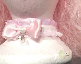 Pink Kitten Play Collar Lolita