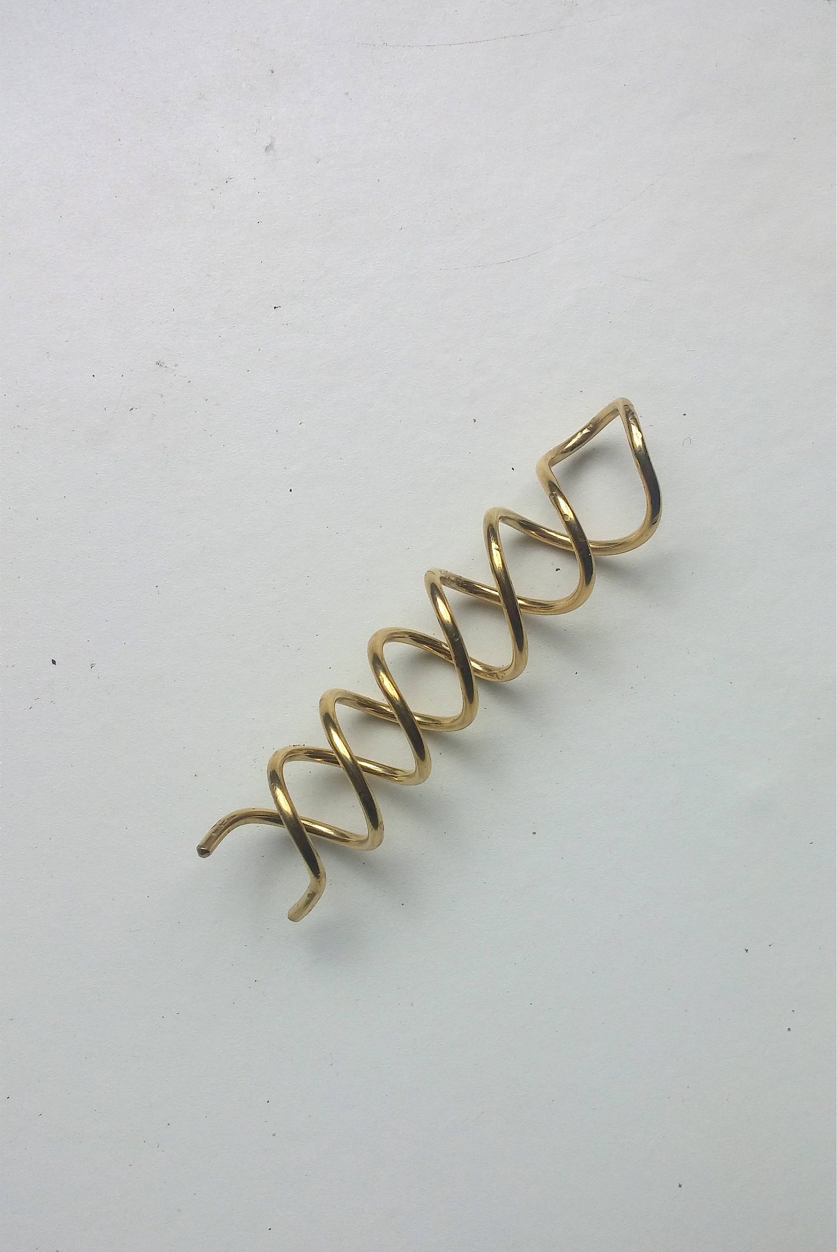 Screw hair pins 3 spiral hair pins minimal bun pin