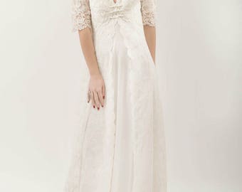 Boho Style Lace Wedding Dress Casual Simple Rustic Boho Style Lace Wedding Dress Casual Simple Rustic
