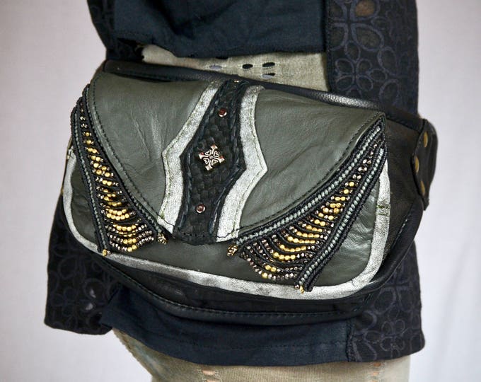 leather hip bag