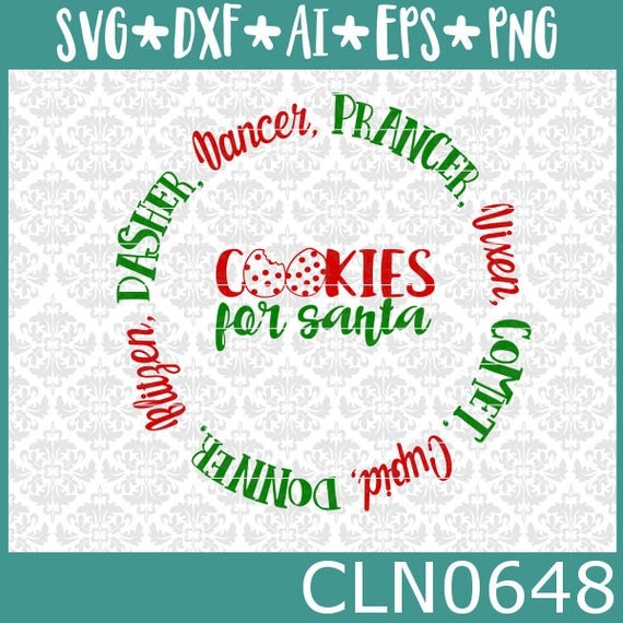 Download Cookies For Santa Svg The Giving Plate Svg Christmas Svg
