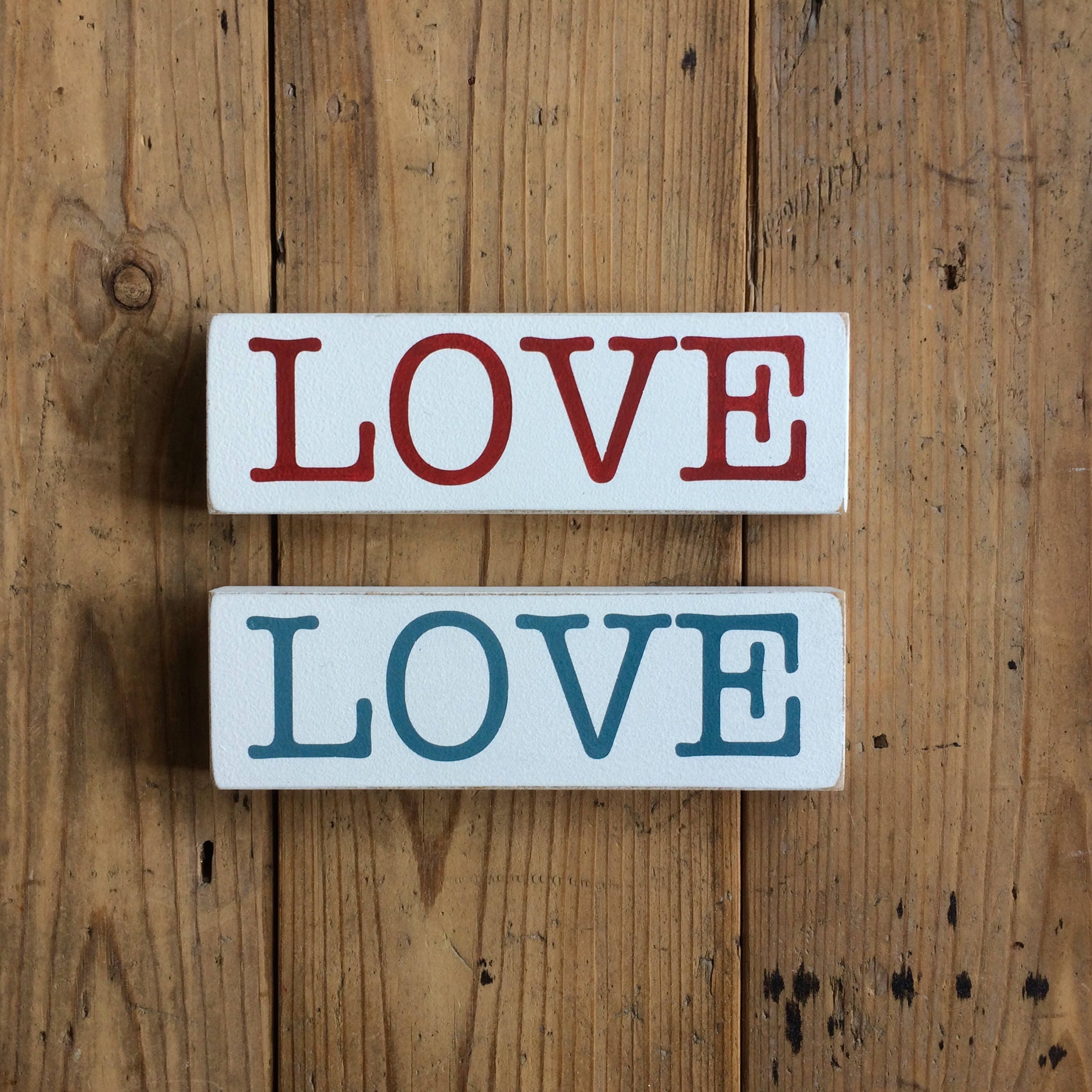 Love Block Sign