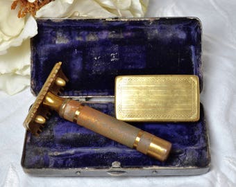 Gillette Safety Razor, Safety Razor, Gillette, Gillette Razor, Razor, Vintage Razor, Vintage Gillette, Antique Razor, Gift For Dad, Dad Gift