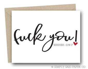 Funny Valentines Card - Funny Greeting Card, Funny Love Card, Funny Anniversary Card, Funny Card, Love Card, Valentine Card