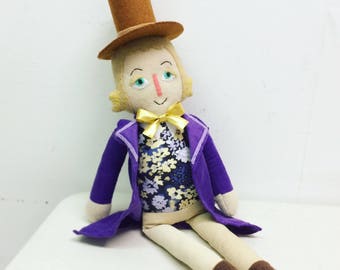 willy wonka soft toy