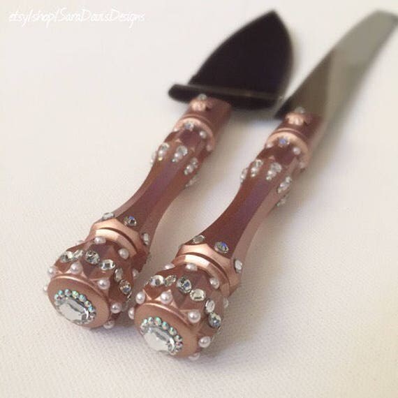Items similar to Rose Gold Cake Serving Set, Rose Gold Cake Server, Rose Gold Cake Cutter, Rose