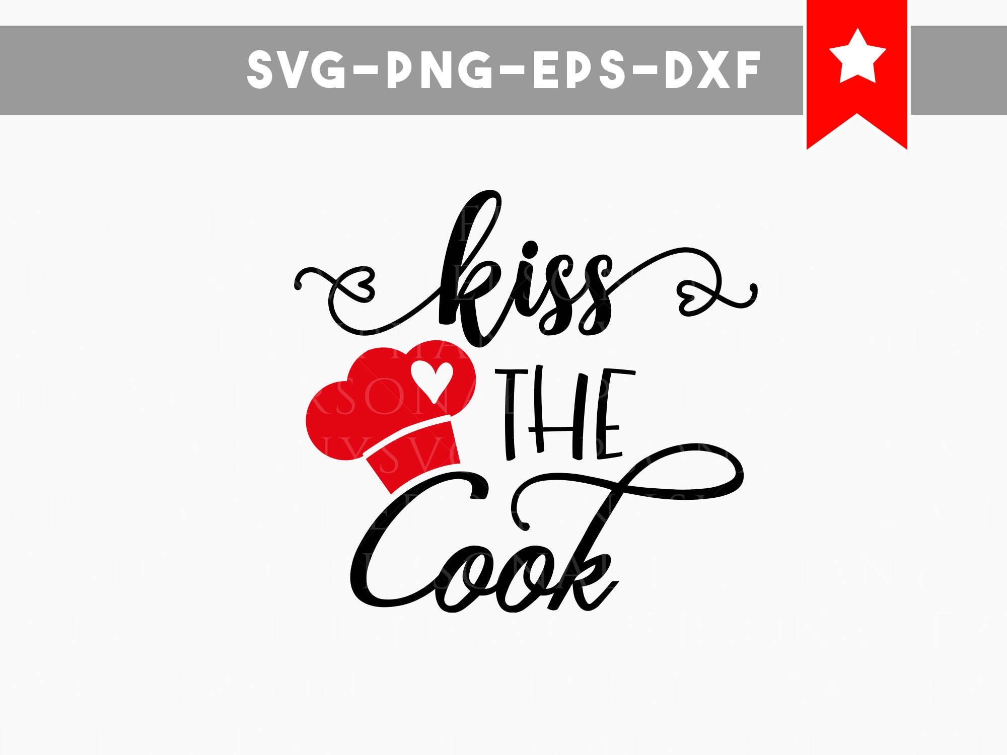 kiss the cook svg file, funny kitchen signs cut files ...