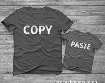 Copy Paste - Parent/Child Shirts - Father's Day or Mother's Day