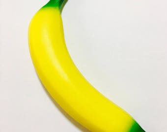 Scented Banana Squishy, very slow-rising!