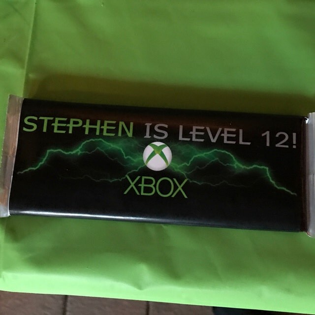 Xbox candy wrapper Xbox Birthday Party Xbox Party Gamer