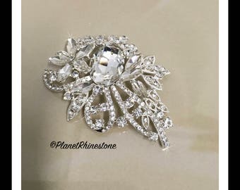 Dangling Crystal Rhinestone Brooch #B-5