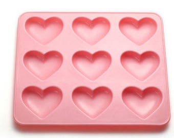 1 Shiny silicone Puffy heart mold- PREORDER - DISCOUNTED for PRESALE