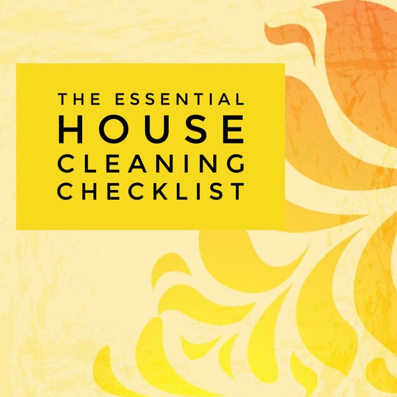The Essential House Cleaning Checklist