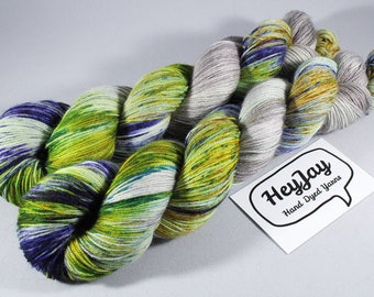 Hand Dyed Sock Yarn Superwash Merino - Tundra