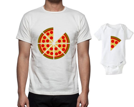 Download Parent and Child Pizza Tee Shirt Design Combo SVG DXF EPS