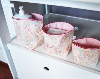 New size reversible fabric baskets