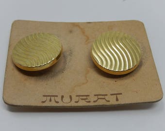 Murat Gold Plated Cufflinks, Free Shipping!