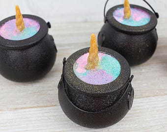 Halloween bath bomb, Unicorn Brew Bath bomb, Cauldron bath bomb, unicorn soap, unicorn bathbomb, unicorn bath bomb, glitter bath bomb