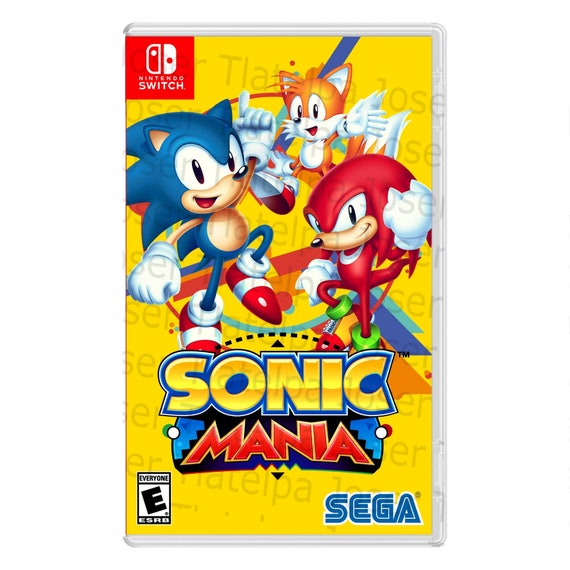 Sonic Mania Cover Art for Nintendo Switch