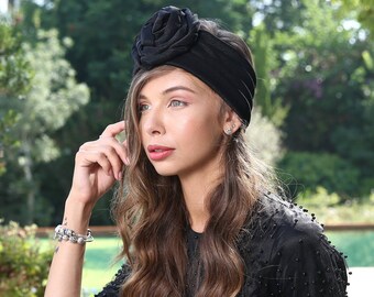 black headband, fashion headband, headband, flower headbands, turban headband, women's headbands, hair headbands, wide headbands