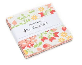 Moda Sundrops Charm Pack by Cory Yoder- Little Miss Shabby - Coriander Quilts