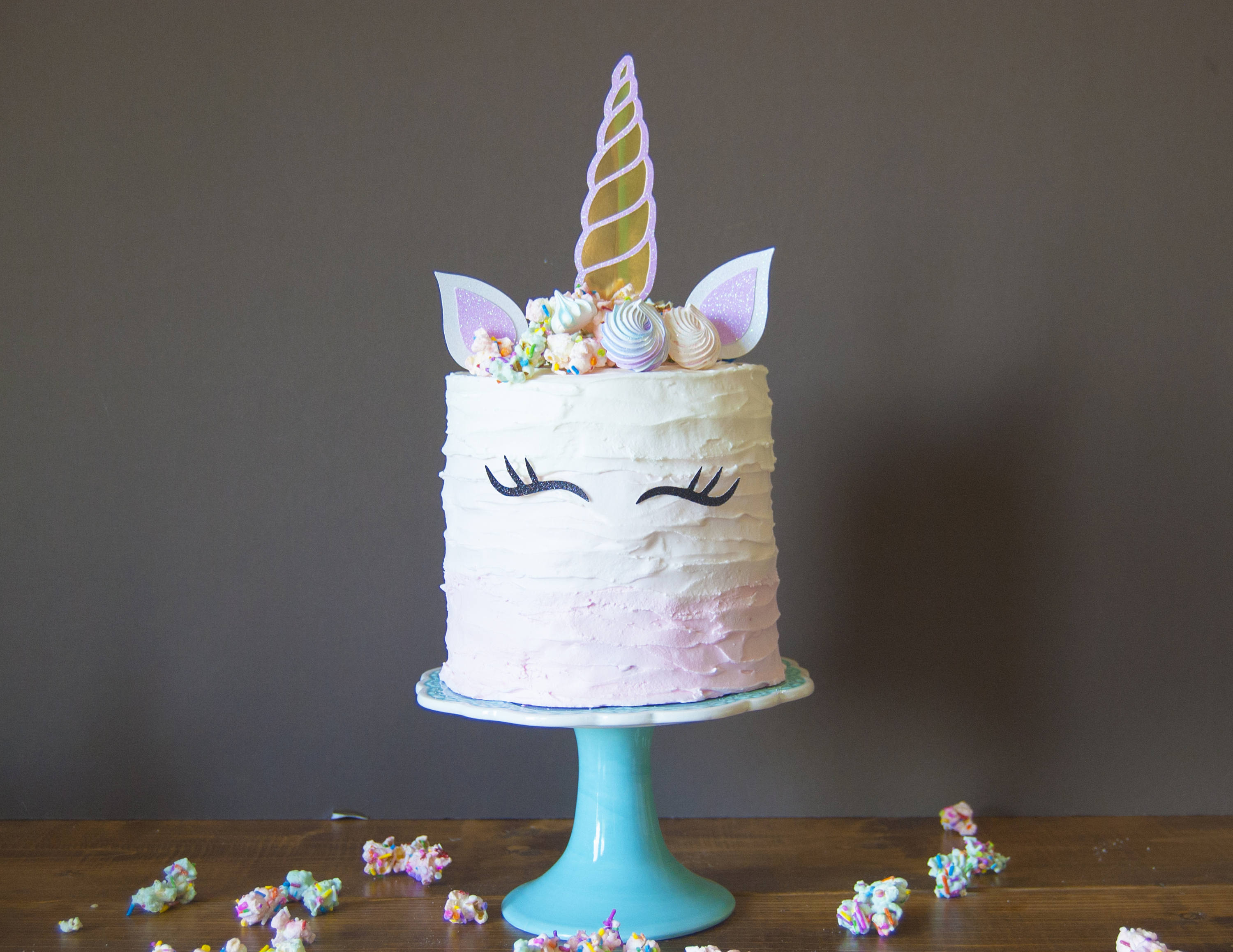 unicorn cake topper unicorn horn and ears cake topper