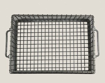 Vintage Industrial Wire Basket