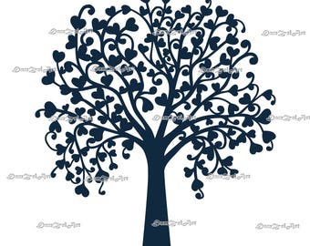 Tree Wedding laser Cut Cricut studio3 (ai, svg, pdf, png) vector file pattern, ornamental panels Digital Download