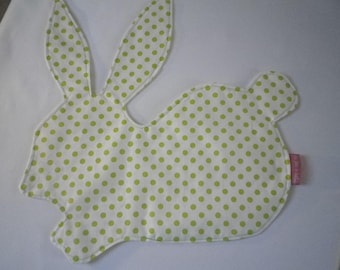 Placemat rabbit with polka dots kids - gift idea - home