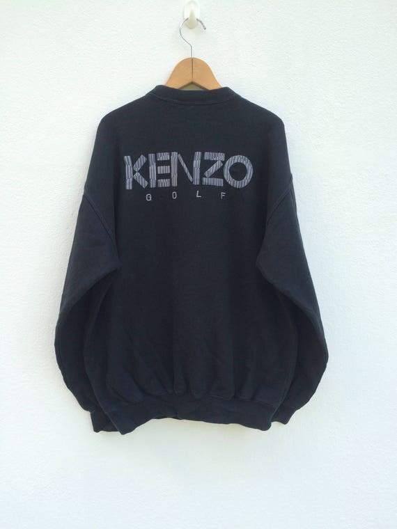 Jahrgang Kenzo Golf Sweatshirt / großes Logo T Shirt Kenzo
