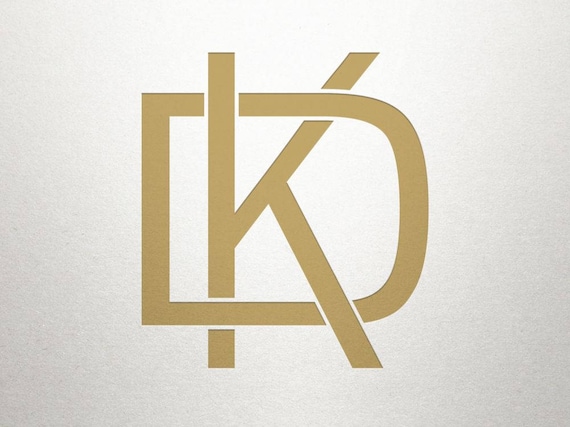 Monogram Logo Design DK KD Monogram Logo Digital