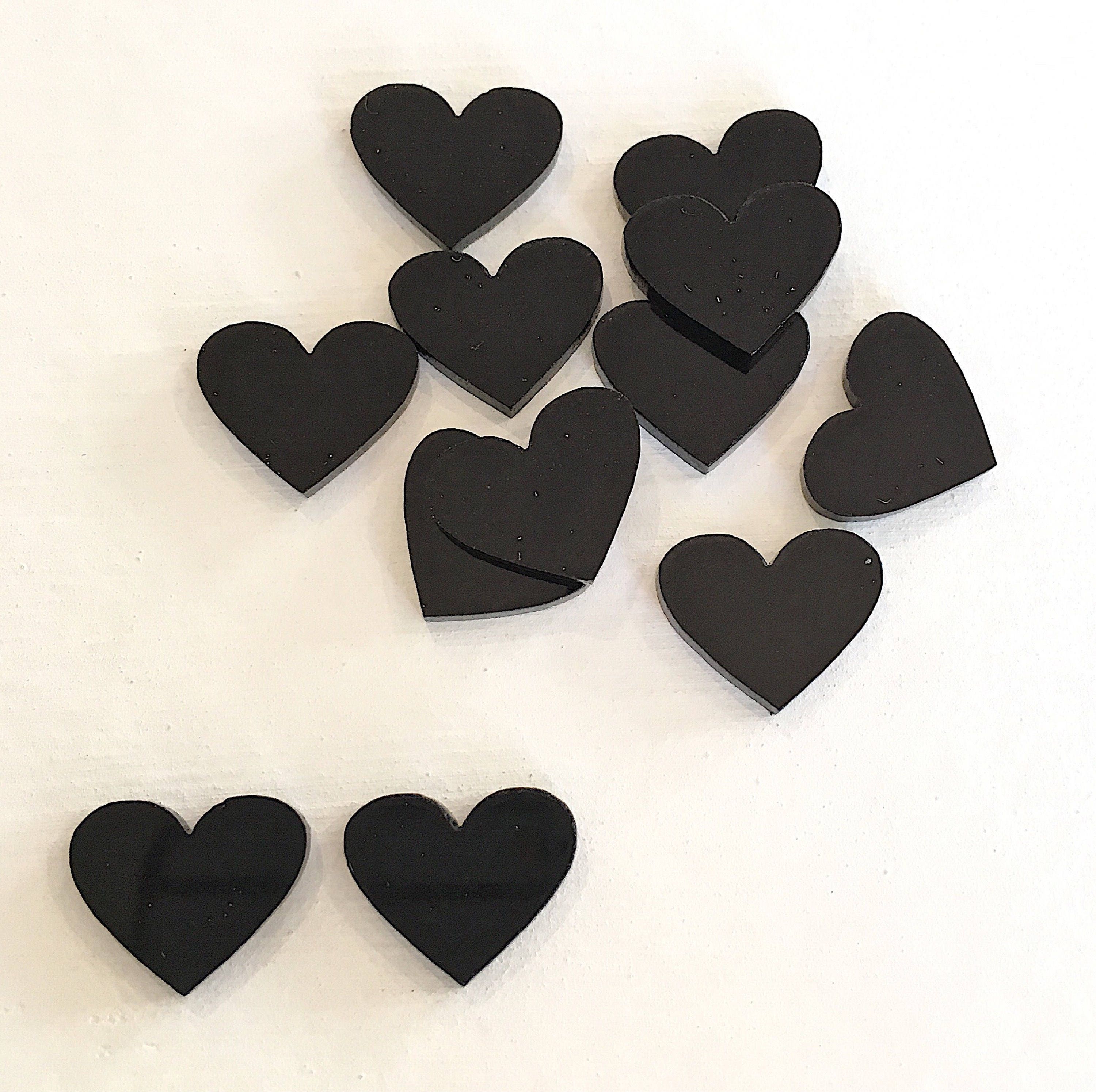 10x ACRYLIC HEARTS CUTOUT - Quality Laser Cut Acrylic Hearts 14mm from ...