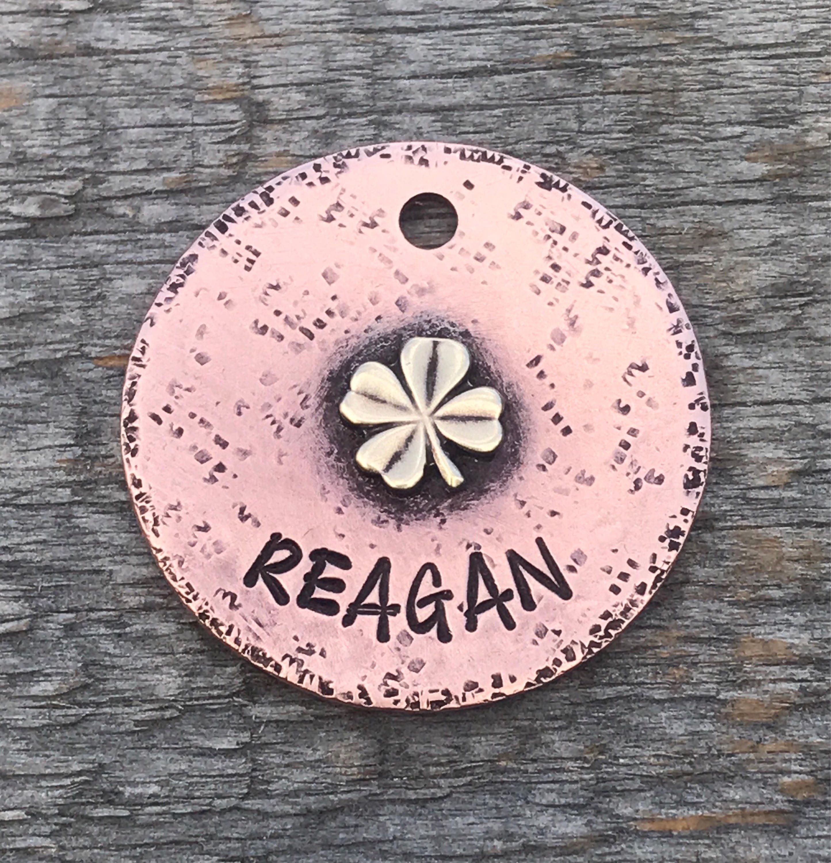 Personalized Dog Tag Clover Dog Tag Four Leaf Clover