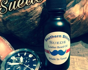Suede "Leather" Beard Oil