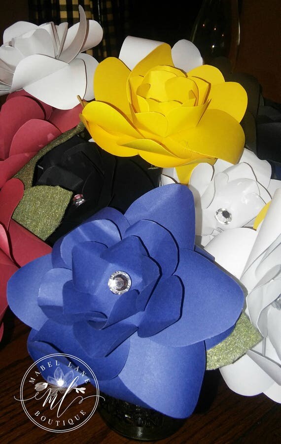 Paper Gardenia Purple Paper Gardenia Paper Flower Purple