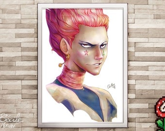 Limited edition poster Hisoka
