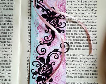 Personalized bookmarks: Baroque romantic roses