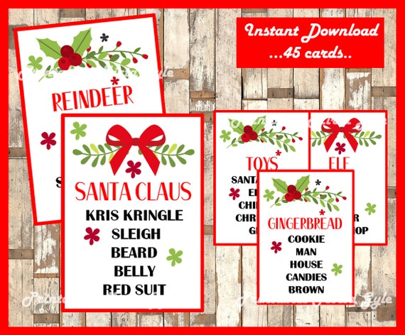 Christmas Taboo Printable Christmas - Il 570xN.1384872695 Cu9a 