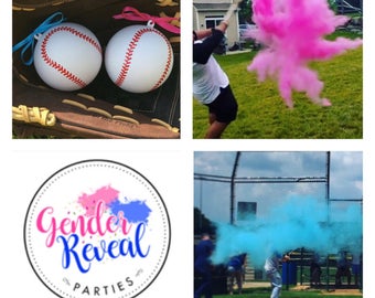 Ships Next Day! Summer sale! Baseball Gender Reveal Baseball Gender Reveal Ideas Baseball