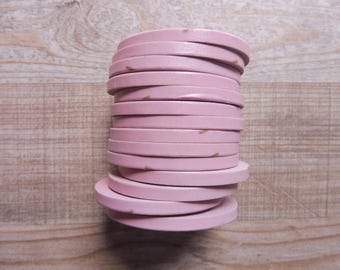 Tape 1 piece 4 mm 10 m pink with small decorations