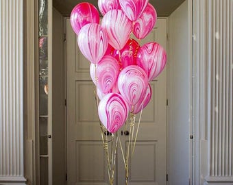 Marble balloons | Etsy