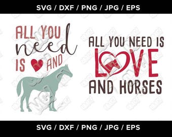 Download Horse love svg | Etsy